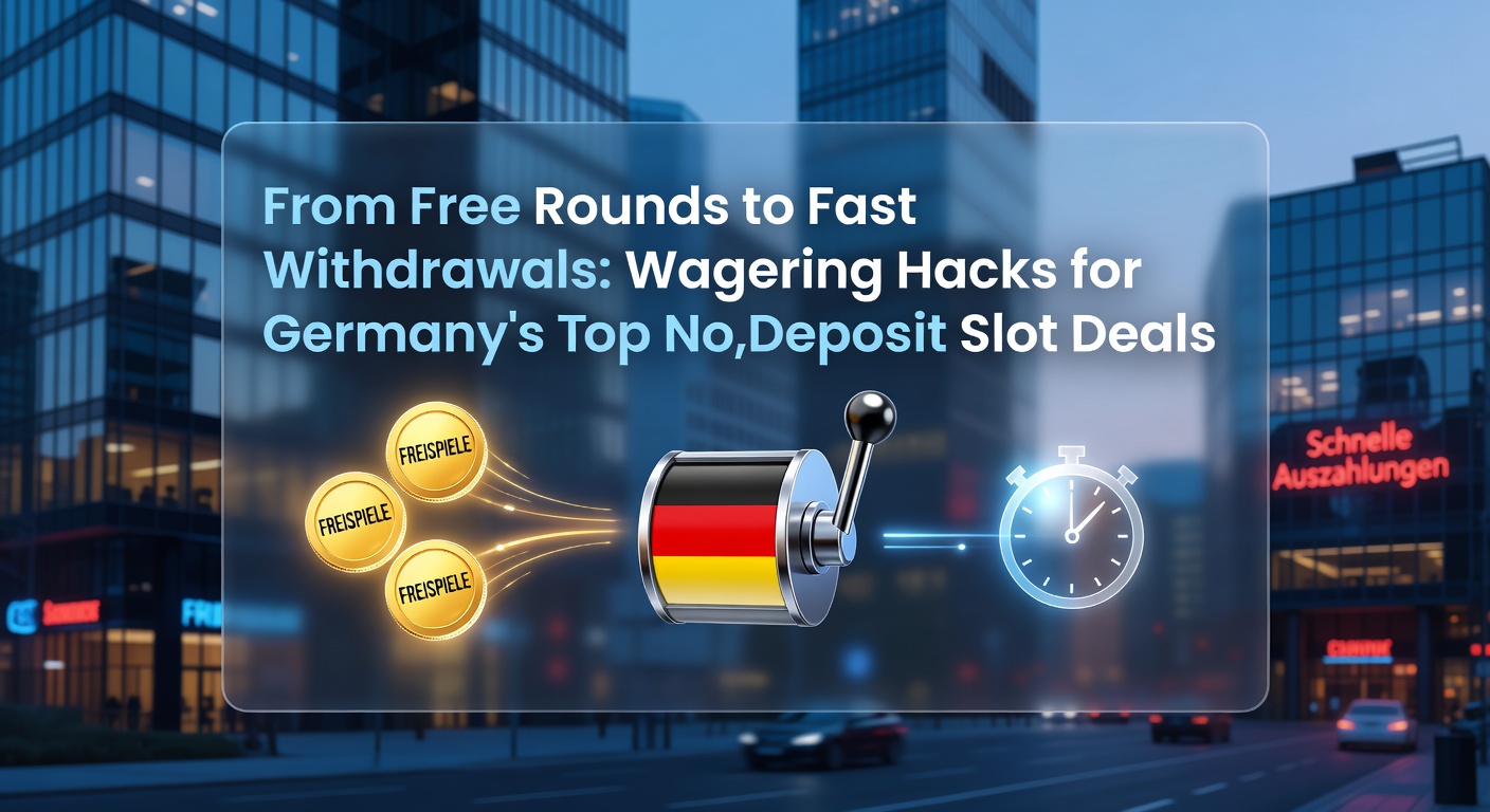 Illustration eines Spielers, der mit No-Deposit-Freispielen an Slots startet und Gewinne schnell auszahlt
