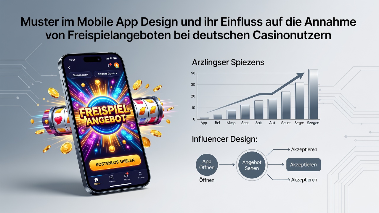 Mobile Casino-App mit klarer Navigation und prominenten Free-Play-Buttons auf einem Smartphone-Display