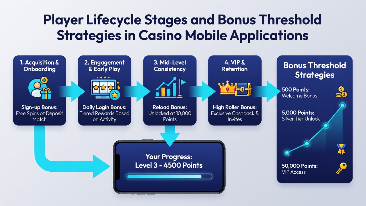 Darstellung von Bonus-Schwellenstrategien und deren Einfluss auf Spielerbindung in Casino-Apps