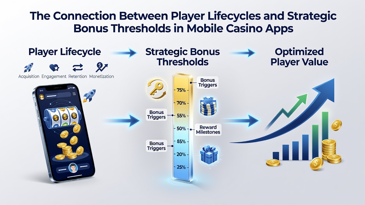 Darstellung der Interaktion zwischen Spielerzyklen und Bonusschwellen in Casino-Apps